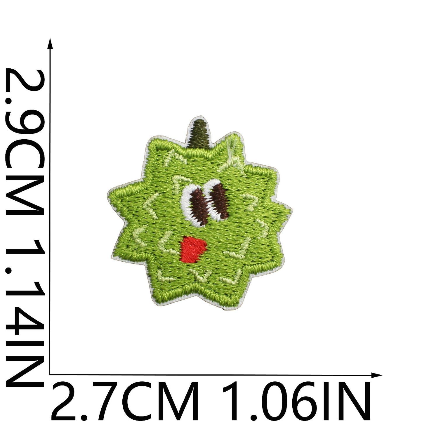 64pcs Korean INS-Style Embroidered Patch | Iron-on Patch for DIY Clothing & Bags | Minimal Aesthetic Handmade Decoration