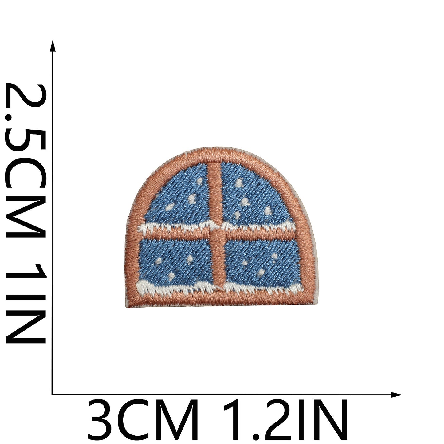 64pcs Korean INS-Style Embroidered Patch | Iron-on Patch for DIY Clothing & Bags | Minimal Aesthetic Handmade Decoration