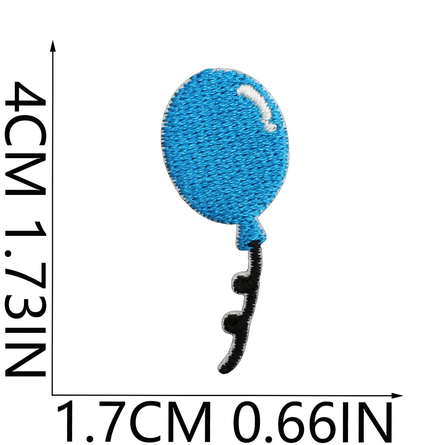 64pcs Korean INS-Style Embroidered Patch | Iron-on Patch for DIY Clothing & Bags | Minimal Aesthetic Handmade Decoration