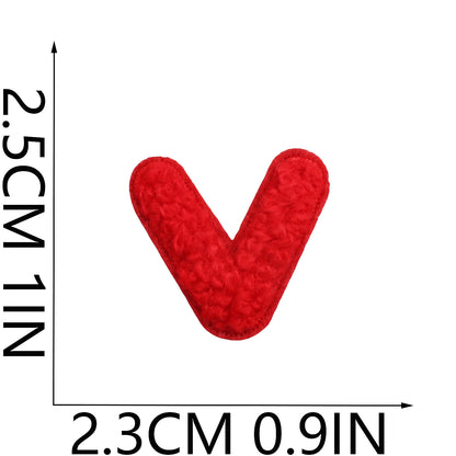 Alphabet & Number Embroidered Patches | A–Z 0–9 Iron-on DIY Letters | Embroidery Appliqué for Clothes & Bags