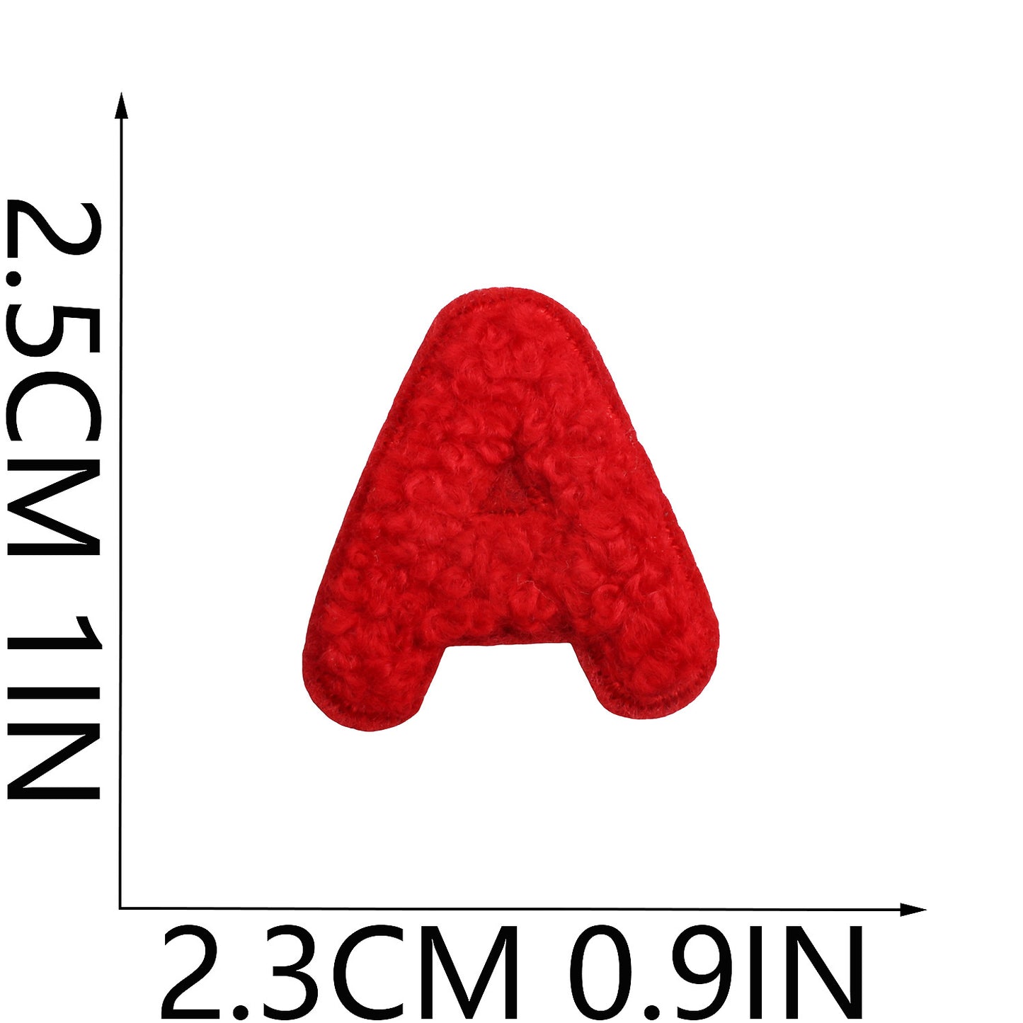 Alphabet & Number Embroidered Patches | A–Z 0–9 Iron-on DIY Letters | Embroidery Appliqué for Clothes & Bags