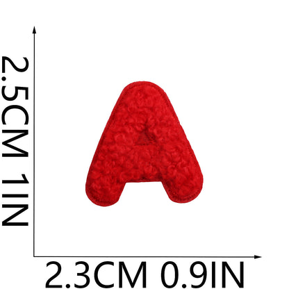 Alphabet & Number Embroidered Patches | A–Z 0–9 Iron-on DIY Letters | Embroidery Appliqué for Clothes & Bags