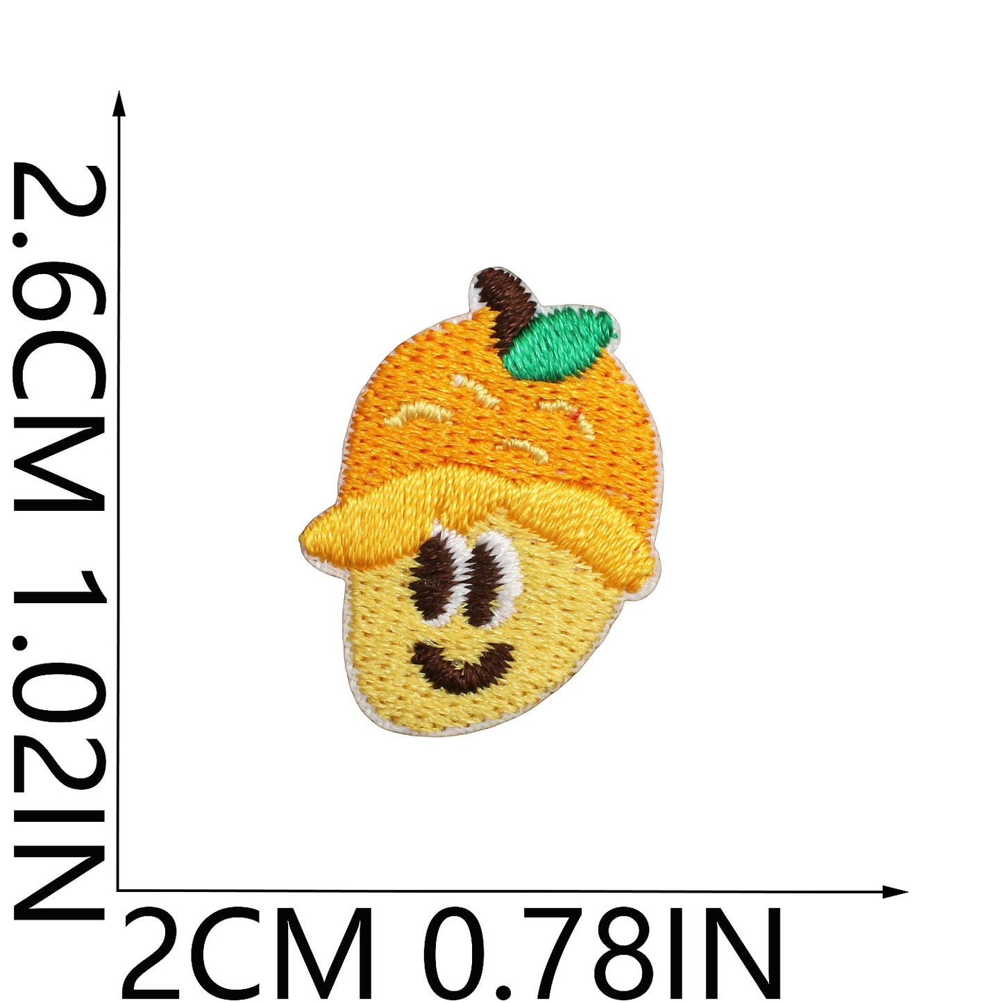 64pcs Korean INS-Style Embroidered Patch | Iron-on Patch for DIY Clothing & Bags | Minimal Aesthetic Handmade Decoration