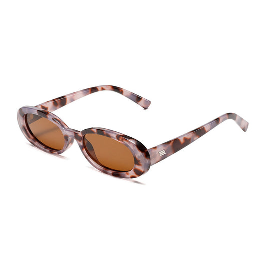 Cat Eye Small Oval Sunglasses for Women | Retro Vintage UV400 Shades | Fashion Oval Frame Sun Glasses for Outdoor Protection