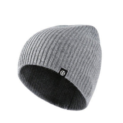 Winter Wool Knit Beanie Hat – Unisex Solid Color Warm Bucket Style Cap, 100% Wool, Round Top, No Brim, One Size Fits All