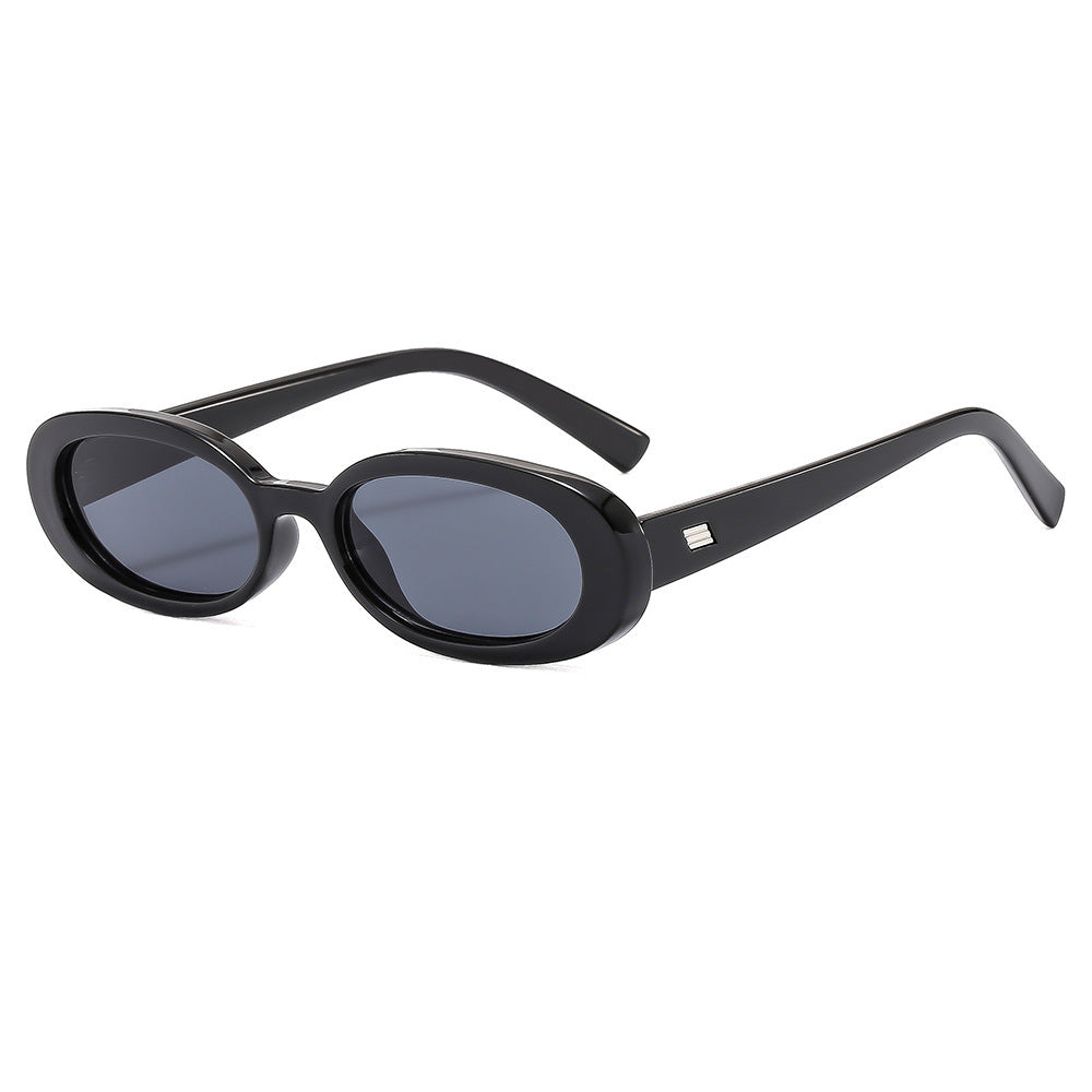 Retro Oval Small Frame Sunglasses – Vintage Chic UV400 Sun Protection Eyewear for Women & Men