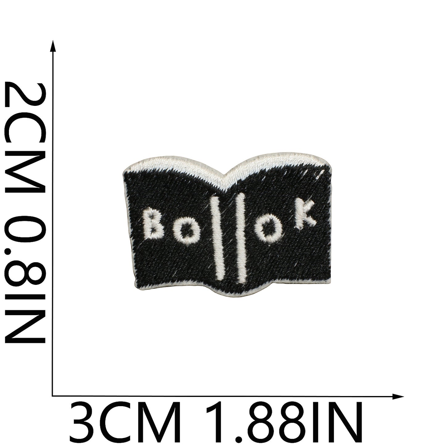 64pcs Korean INS-Style Embroidered Patch | Iron-on Patch for DIY Clothing & Bags | Minimal Aesthetic Handmade Decoration