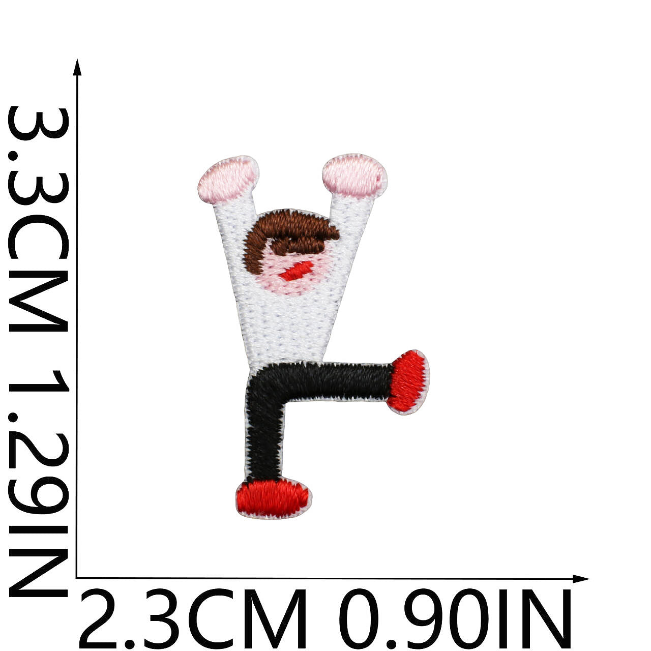 64pcs Korean INS-Style Embroidered Patch | Iron-on Patch for DIY Clothing & Bags | Minimal Aesthetic Handmade Decoration