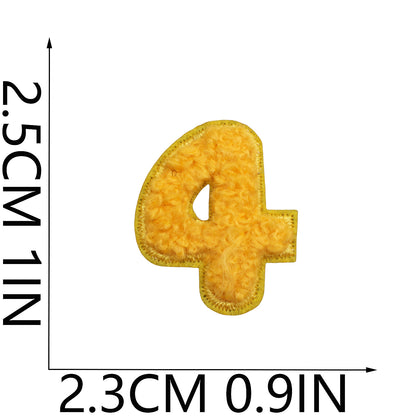 Alphabet & Number Embroidered Patches | A–Z 0–9 Iron-on DIY Letters | Embroidery Appliqué for Clothes & Bags