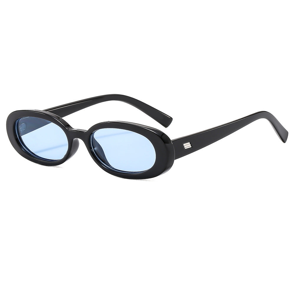 Retro Oval Small Frame Sunglasses – Vintage Chic UV400 Sun Protection Eyewear for Women & Men