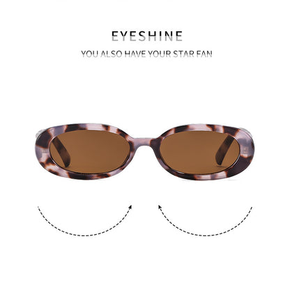 Retro Oval Small Frame Sunglasses – Vintage Chic UV400 Sun Protection Eyewear for Women & Men