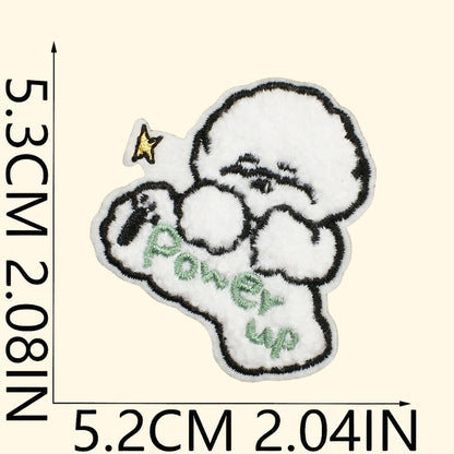 14PCS Cute Dog Embroidered Patch | Iron-on Patch for Clothes & Bags | DIY Handmade Embroidery Decoration