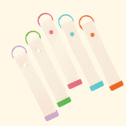 DIY Embroidered Canvas Lanyard Keychain | Ribbon-Style Cup Holder Strap | Custom Iron-On Name Tag | INS-Inspired Handmade Accessory