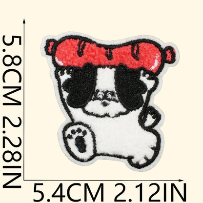 14PCS Cute Dog Embroidered Patch | Iron-on Patch for Clothes & Bags | DIY Handmade Embroidery Decoration