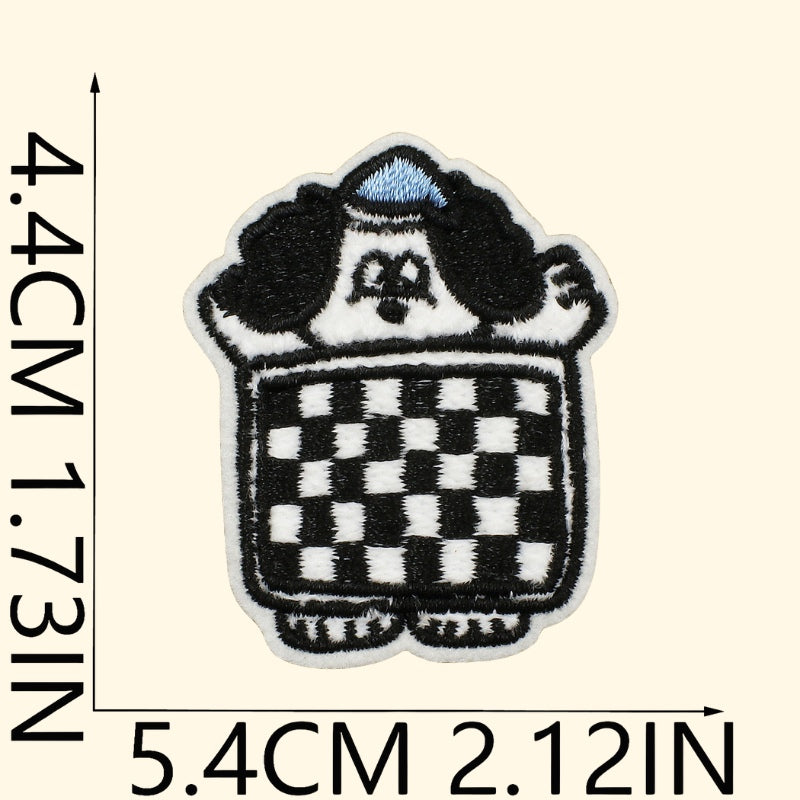 14PCS Cute Dog Embroidered Patch | Iron-on Patch for Clothes & Bags | DIY Handmade Embroidery Decoration