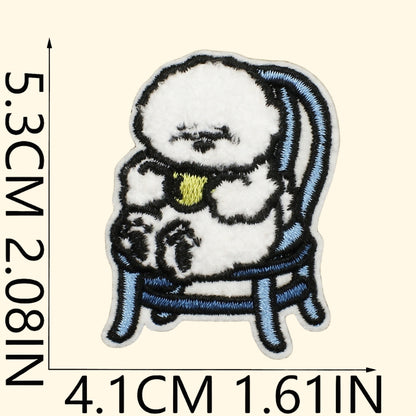 14PCS Cute Dog Embroidered Patch | Iron-on Patch for Clothes & Bags | DIY Handmade Embroidery Decoration