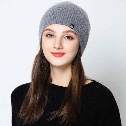 Winter Wool Knit Beanie Hat – Unisex Solid Color Warm Bucket Style Cap, 100% Wool, Round Top, No Brim, One Size Fits All