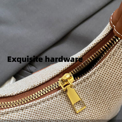 Mini Leopard Print Handbag | Fashion Half Moon Crossbody Bag | Trendy Shoulder Bag for Women Autumn Winter