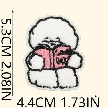14PCS Cute Dog Embroidered Patch | Iron-on Patch for Clothes & Bags | DIY Handmade Embroidery Decoration