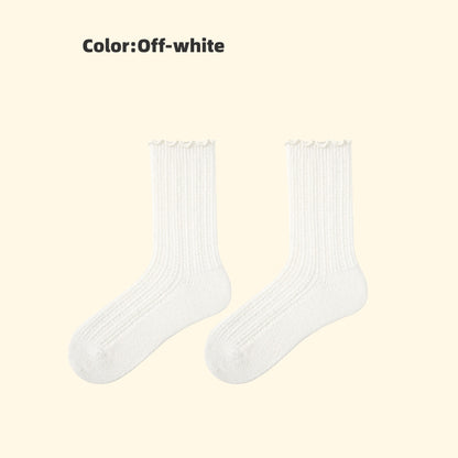 Iron-on Friendly Wool Socks | Soft & Cozy Mid-Calf Design for a Gentle Handmade Winter