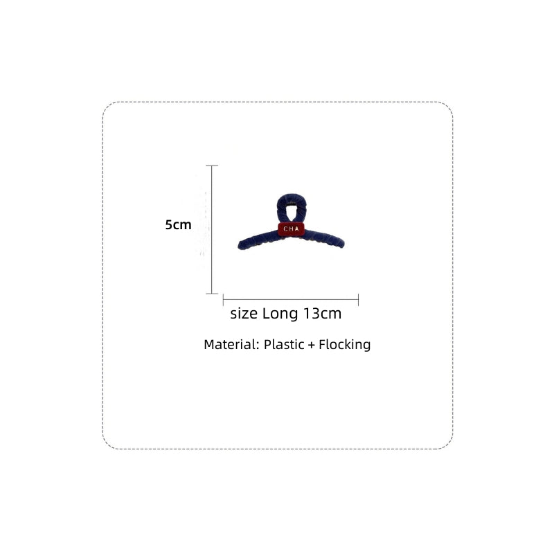 Trendy Color Block Hair Claw Clip – Large Jaw Clip for Women and Girls, Fashion Chic All-Match Claw Hair Accessory