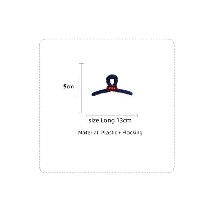 Trendy Color Block Hair Claw Clip – Large Jaw Clip for Women and Girls, Fashion Chic All-Match Claw Hair Accessory